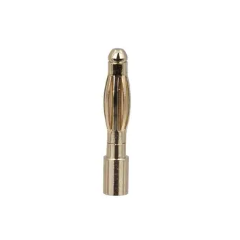 

NEW 2.0 Male Gold Bullet Banana Plug Connectors RC Battery Electronic Hook