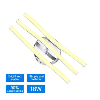 

2020 Modern LED Ceiling Light 18W Led Panel Light Aluminium Forked Shaped Ceiling Lamp For Bedroom Living Room Lamp 85-265V