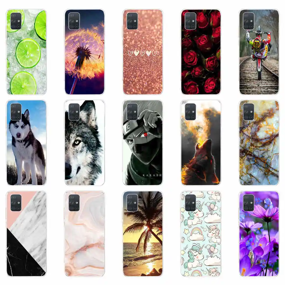 Custodia Per Samsung Galaxy A71 Custodia Morbida In Silicone Ptu Cover Posteriore Per Samsung Galaxy A71 A7 1 A 71 A715F Custodia Per Telefono Borsa F