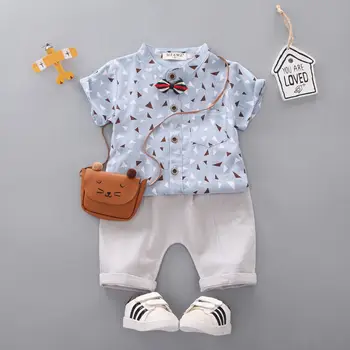 

Baby Boys Cotton Clothes Summer Children short sleeve full Print Shirts Shorts 2Pcs/sets Infant Kids Fashion Toddler Tracksuits