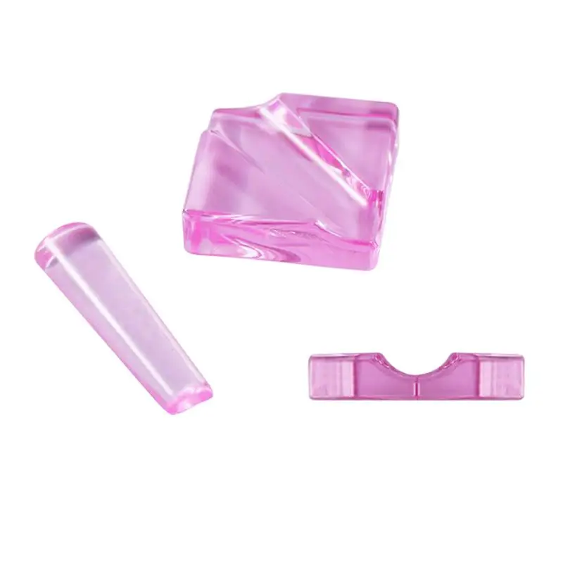 3pcs/ Set Nail Art Metal Slice Embossed Mold Metal Frame Bend Curve Making Model DIY Manicure Tool - Цвет: Фиолетовый