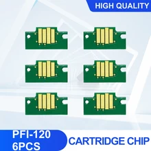 PFI120 – puce de cartouche d'encre PFI 120 pour imprimante Canon iPF TM200/205/300/305, MBK BK C M Y
