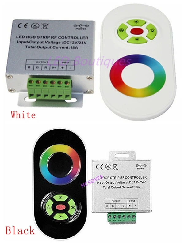 Беспроводной пульт дистанционного управления 18 А RGB сенсорная панель RF диммер с 5