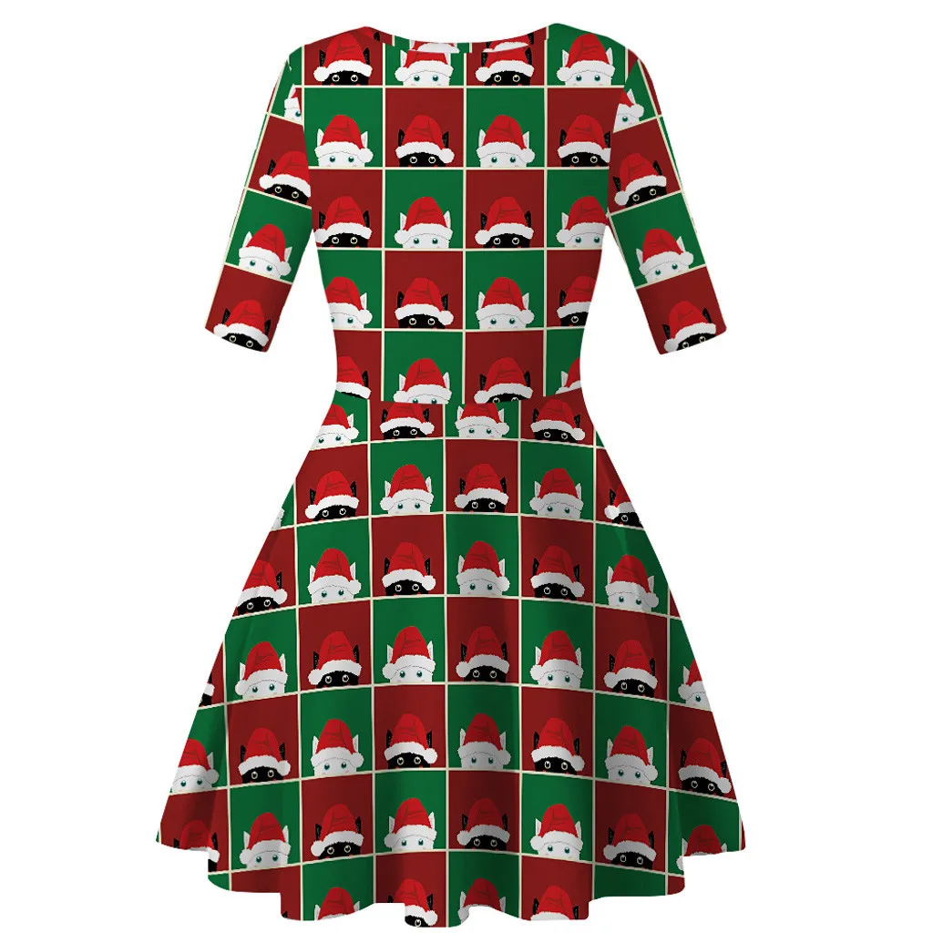 Рождественское платье для маленьких девочек и подростков; рождественское платье с длинными рукавами и 3d-принтом «Mom Me»; vestido infantil; снеговик