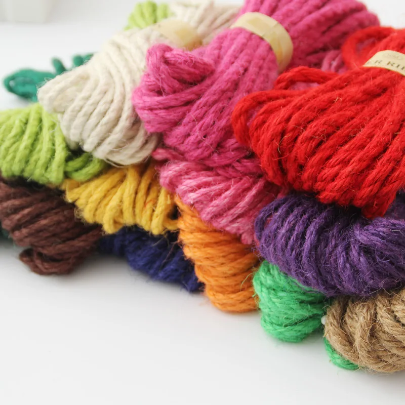 5m-lot-Colorful-6mm-Cotton-Cord-Twisted-Rope-High-Tenacity-DIY-Textile-Craft-Woven-String-Home