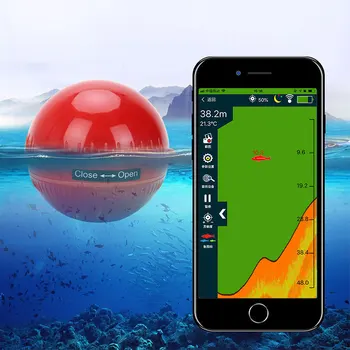 

Erchang Fish Finder Portable Wireless Sonar Sensor Transducer Detector Fish Finder Bluetooth Echo Sounder Fish Finders Fishing