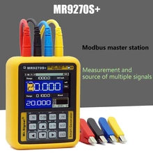 Mr9270s +, 4-20ma gerador de sinal calibrar tensão atual pt100 termopar pressão transmissor registador pid freqüência