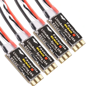 

LITTLEBEE ESC,SPRING 30A 2-6S BLlheli-s ESC Supports Mulitshot DSHOT Oneshot42 OneShot125 Multicopter