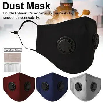 

Anti Dust Mask Anti PM2.5 Pollution Face Mouth Respirator Breathable Valve Mask 3D Mouth Cover For Men Women