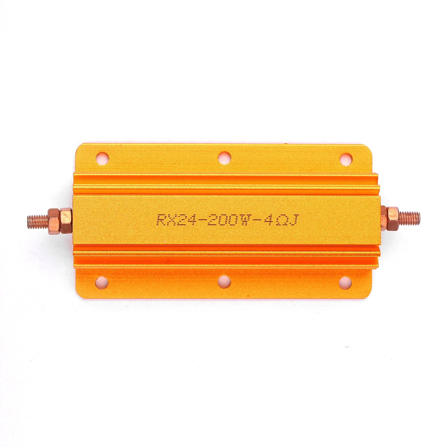 RX24 200 Вт 1ohm/2ohm/4ohm/8ohm/10ohm алюминиевый корпус сопротивление металлическая проволочная обмотка проволока обмотка резистор манекен дорога
