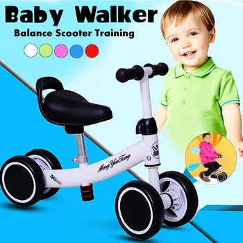 

Adjustable Children's balance bike 1-3 years old baby no pedal light tricycle child toy scooter non-foldable scooter sports bike