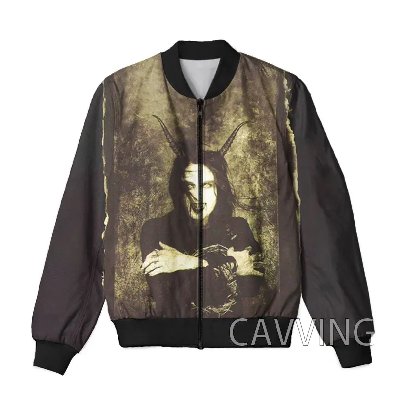New Fashion Women/Men's  3D Print  Cradle of Filth   Zipper Bomber Jackets Men Overcoat Mens Coat Zip Up Jackets 4