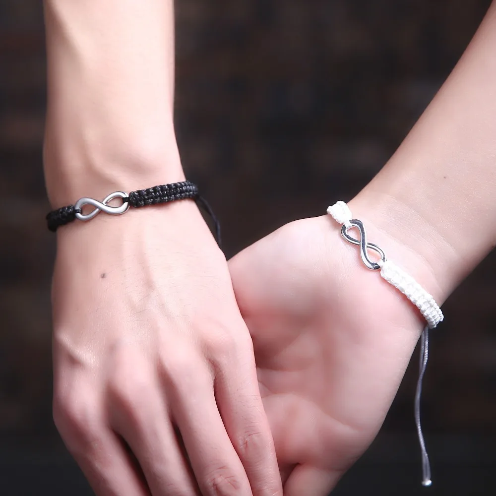 

A Set of 2 Bracelets, BFFS, BFF Bracelets, and Matching Jewelry for Best Friends, Sisters, and Lovers Rope Bracelet Rope Chain