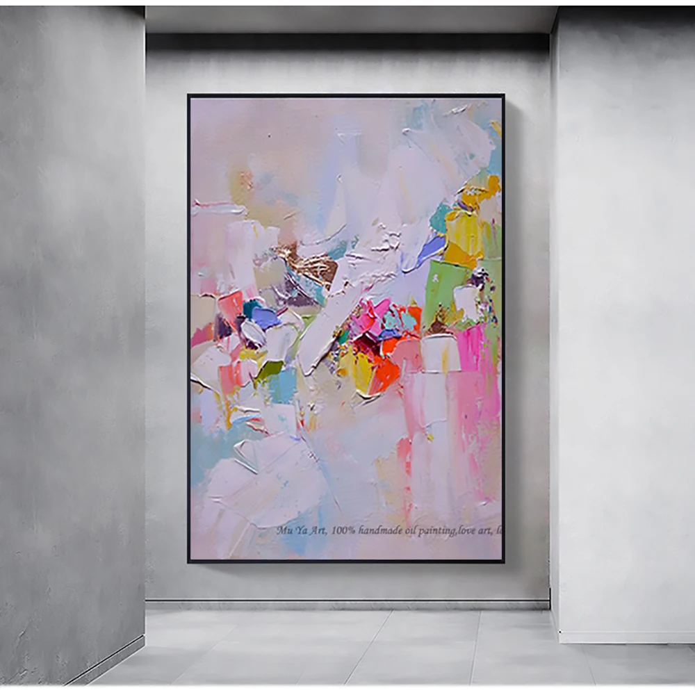 Абстрактная Картина на холсте ручная роспись маслом настенные абстрактные