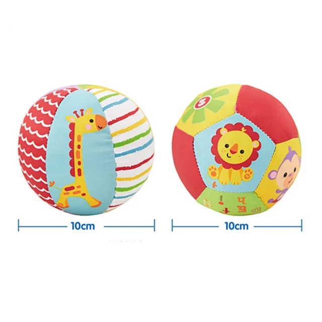 Baby Toys Balls Children Animal Book Cloth Ball Soft Plush Mobile Toy with Sound Baby Rattle Baby Body Building Ball Toys 2