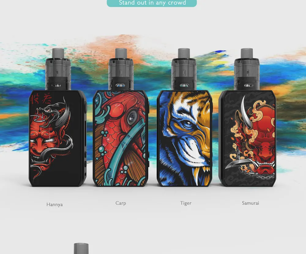 Original IJOY Cigpet Capo 126W Box Mod Electronic Cigarette Powered By Dual 18650 Batteries 0.15ohm mesh Tank VS Drag 2 Mod Vape