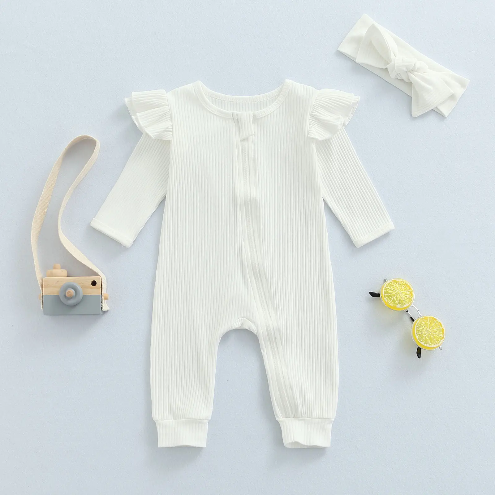 Baby Romper Baby Knit Rompers Baby Boys Jumpsuit Headband Autumn Girls Clothes For Newborn Costumes Kids Overalls Infant Clothing