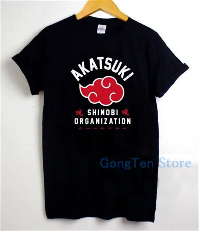 Футболка Akatsuki Cloud Graphic для мужчин и женщин | Мужская одежда