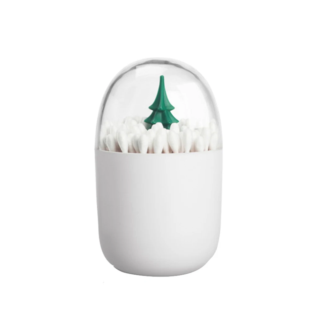 Xmas Tree 1 стол из поликарбоната украсить кактус дерево зубочистка хранения коробка с ватными палочками окно Пылезащитная зубочистка коробка для хранения Организатор - Цвет: Xmas Tree