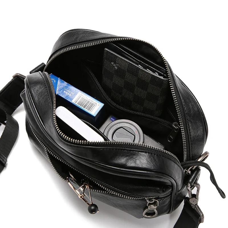Single Shoulder Bag Men's Messenger Bag Small Shoulder Bag Men's Bag Cross Bag Leisure Multi-function Business Bag