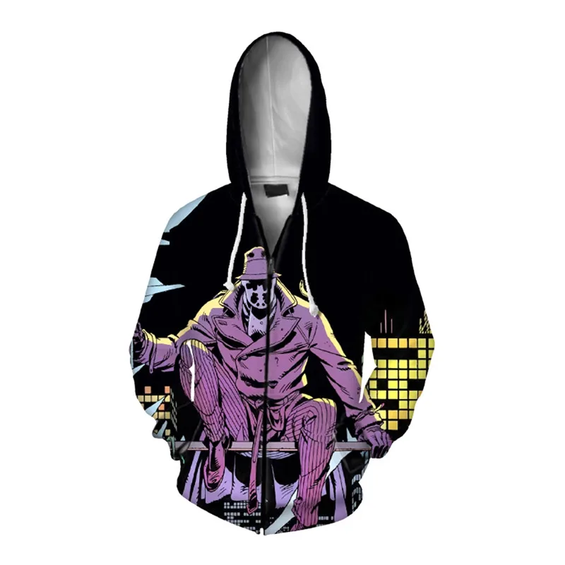 Часы для мужчин Rorschach Walter Kovacs косплей костюм для мужчин и женщин зимние теплые толстовки с 3D принтом толстовка на молнии с капюшоном куртка пальто