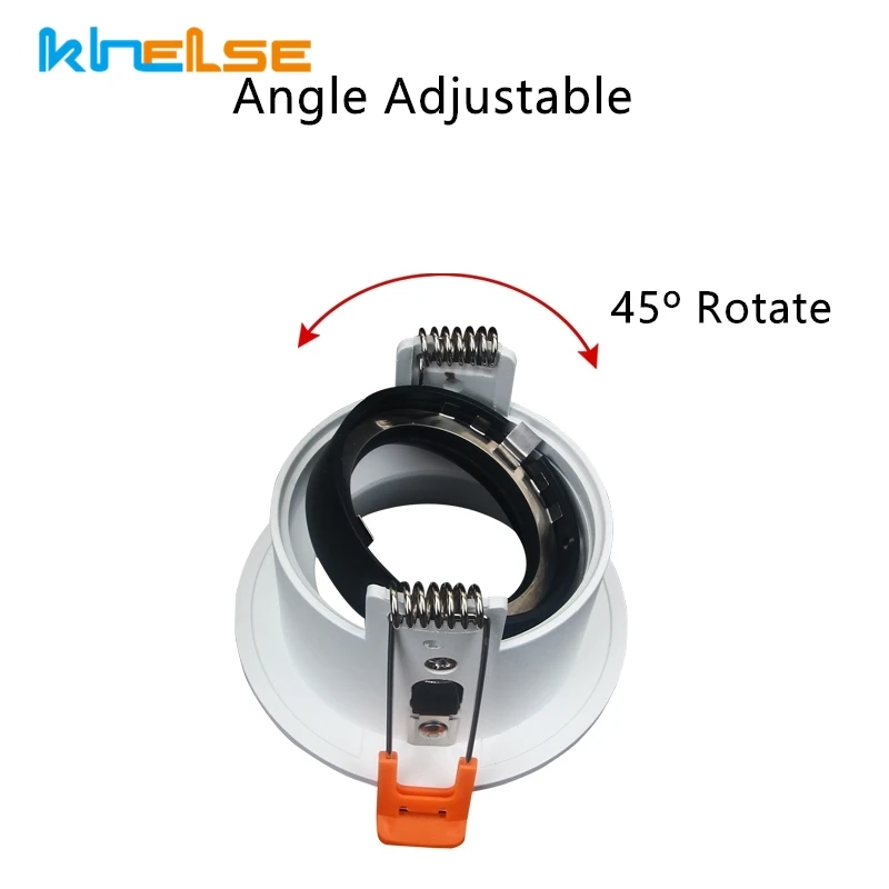 Круглый светодиодный встраиваемый потолочный светильник комплект карданного