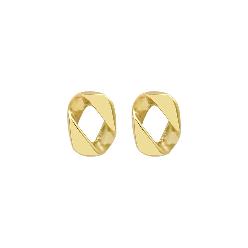 

Luxury Designs Irregular Geometric Stud Earrings For Women Fashion Jewelry 2020 New Style Gold Color Stainless Steel Ear Aerets