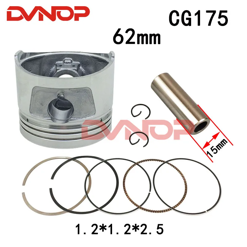 Ensemble Piston Kit Anneau Pour 125cc DT 125 STD 25 50 75