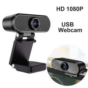 

HD 1080P Computer Webcam Auto Focus USB Plug Web Camera with Microphone for PC Laptop Desktop Computer Webcam Camera