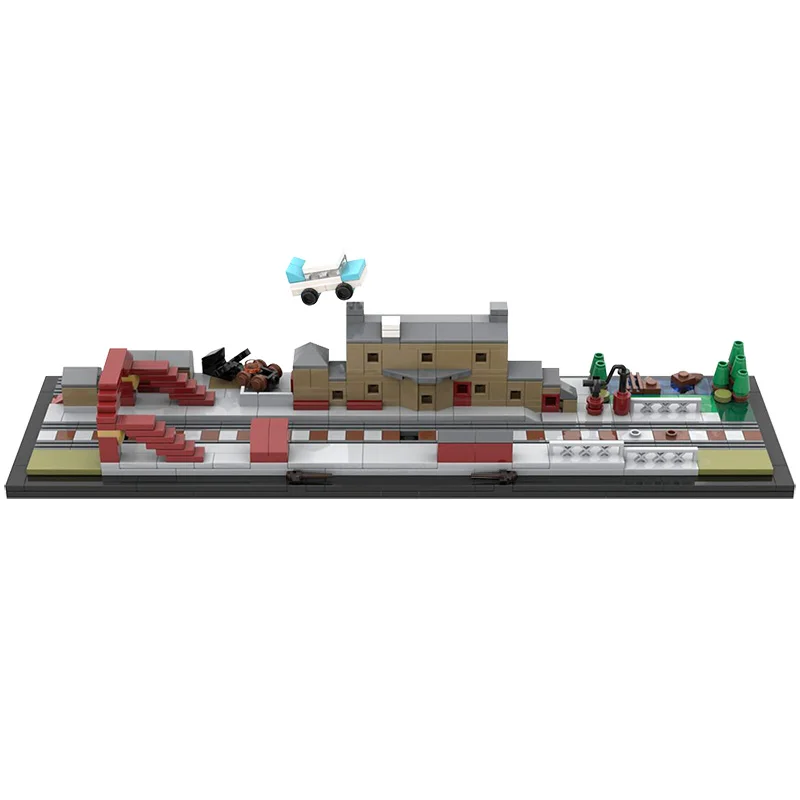 

MOC-31632 Magic Transit Station Express Train Building Model Building Block Educational Toys for Children