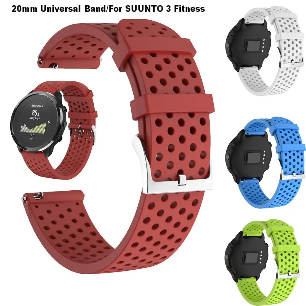 20 мм Смарт Браслет для SUUNTO 3 фитнес часы силиконовый браслет наручных часов Garmin
