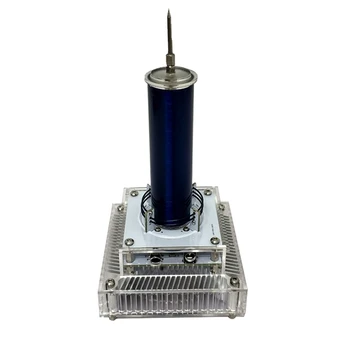 

Music Tesla Coil with Acrylic Base Shell Arc Plasma Loudspeaker Wireless Transmission Experiment Desktop Toy Model (US Plug)
