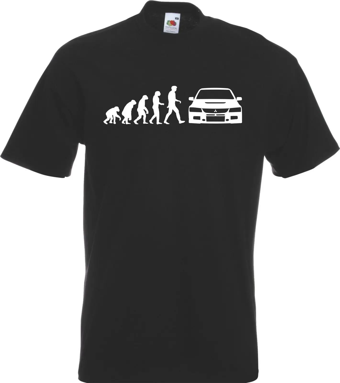 2019 Hot sale Fashion Evolution of Mitsu inspired Evo Car T Shirt New Tee shirt | Мужская одежда