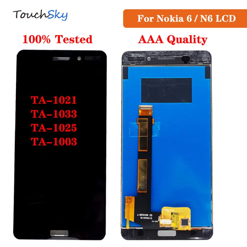 Nokia 6 TA 1033 TA 1025 Display LCD 