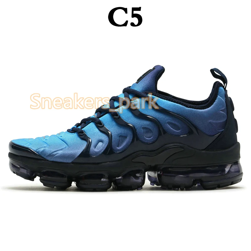 Дрон TN плюс мужские кроссовки тройной черный белый закат фото синий Женская обувь Дизайнерская обувь спортивные кроссовки - Цвет: 11