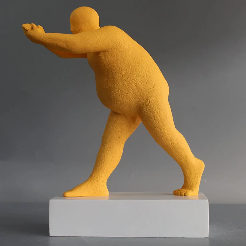 Современные люди абстракция гимнастика сбалансированная осанка смолы Art&Craft статуя творческая гостиная ТВ Кабинет украшения X3538