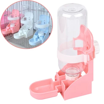 

Rabbit Dual-use Water Bottle Dog Automatic Hanging Feeder Puppy Cage Drinker Cat Durable Drinking Bowl Feeding Dispenser