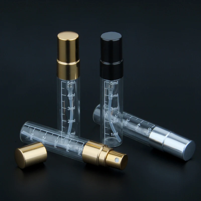 5ml/10 ml/30 ml/30 ml 빈 향수 병 알루미늄 스프레이 분무기 휴대용 여행 화장품 용기 개/몫