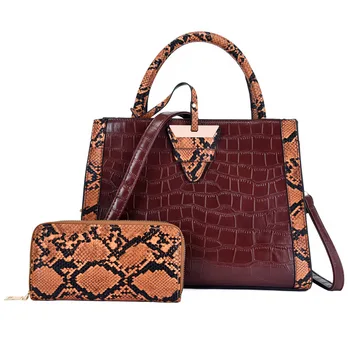 

Woman Bag Designer Bags Famous Brand Women 2 Pcs/Set Composite bags 2020 Female Leather Handbag Shoulder Messenger bag