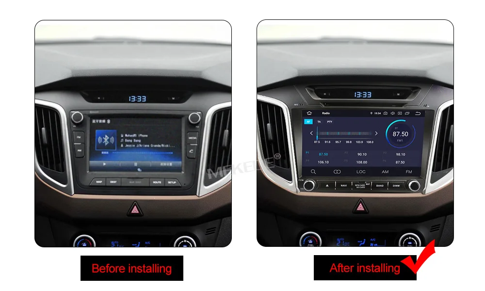 Восьмиядерный Android 9,0 автомобильный dvd-плеер для HYUNDAI IX25 CRETA авто радио головное устройство gps сенсорный экран стерео Мультимедиа wifi Carplay