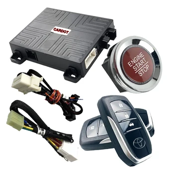 

Cardot Start Keyless Entry Remote Push Button Starter Car Immobilizer Play And Plug Canbus for TOY Land Crusier Prado Camry