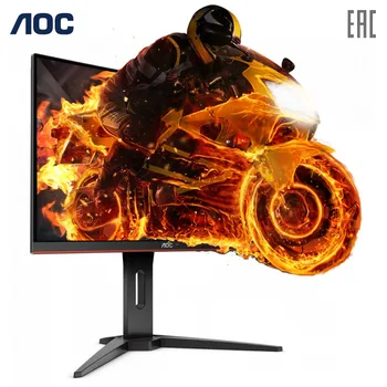 

LCD Monitors AOC C27G1 PC peripherals computer game monitor 27'' 16:9 1920х1080FHD VA Curved nonGLARE 250cd/m2 H178°/V178° 3000:1 80M:1 16.7M 1ms