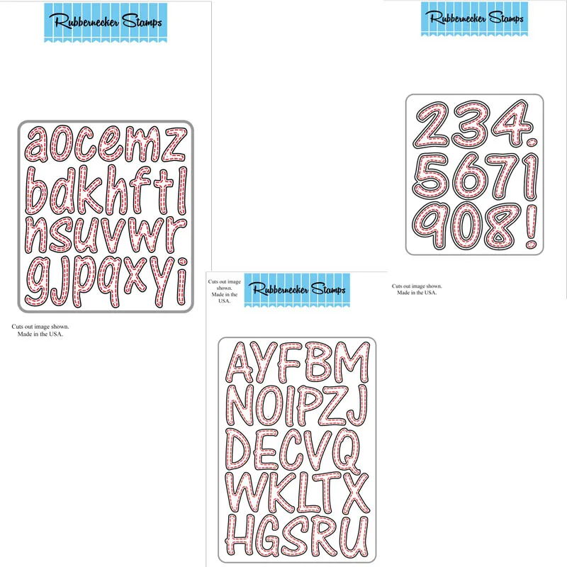 Letters and numbers Metal Cutting Dies for Scrapbooking Steel Craft Cut