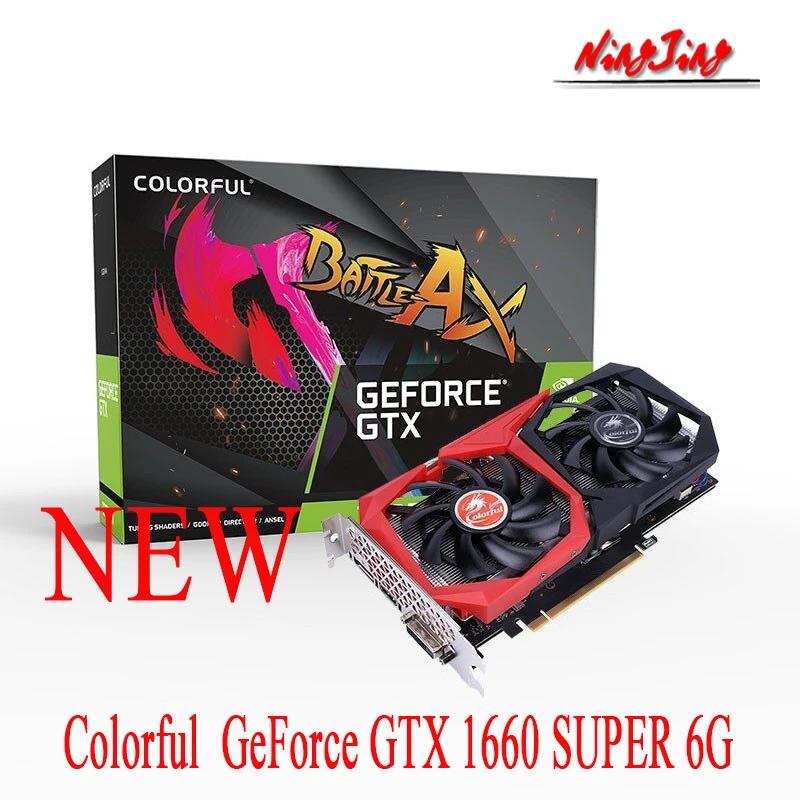 gpu pc Colorful iGame GeForce GTX 1660 SUPER NEW 1660S  12nm 6G 192bit Video Cards GPU Desktop CPU Motherboard graphics card for desktop