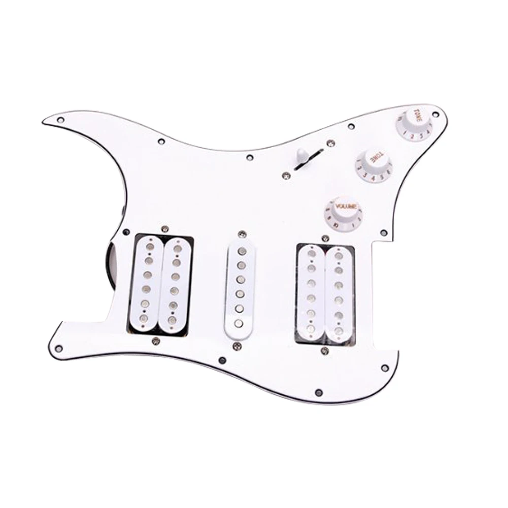 

Single Coil Protection Circuit Board Fashion Parts Stable Instrument Guitar Pickguard Loaded Prewired 3-Ply Accessories 11 Hole