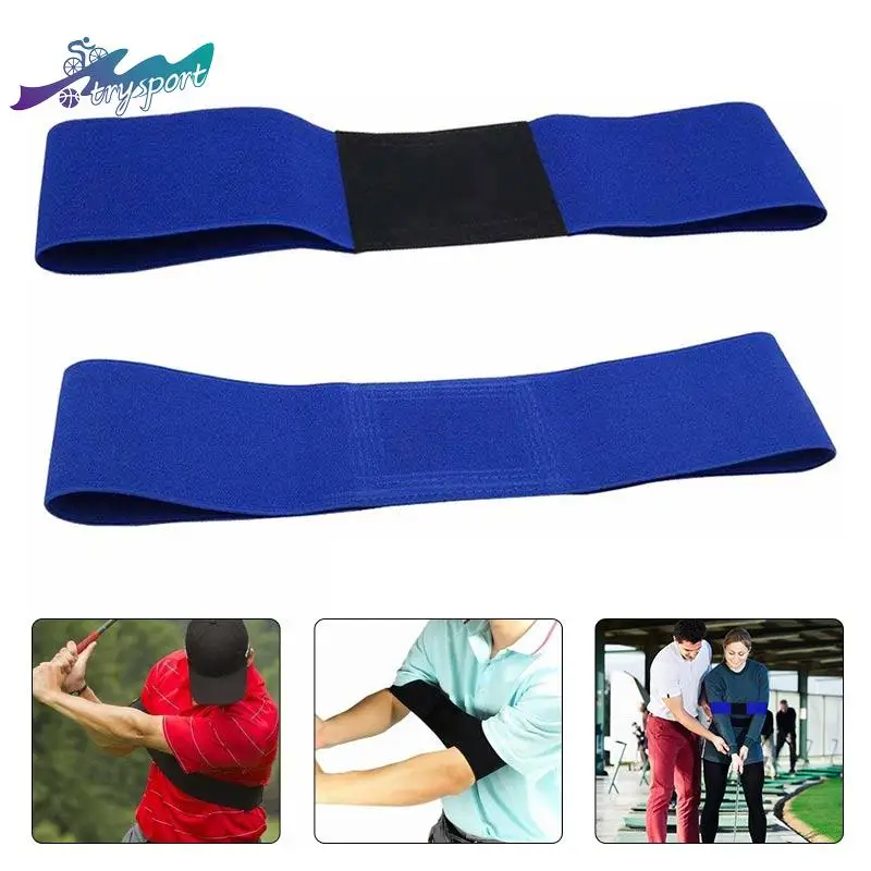 

Golf Swing Trainer eginner Practicing Guide Gesture Alignment Training Aid Aids Correct Swing Trainer Elastic Arm Band Belt