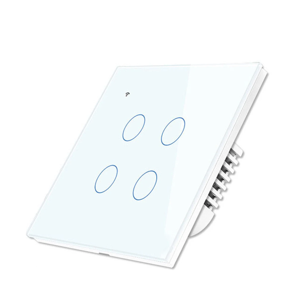 

Smart Wall Switch Wifi Touch Switch Zero Line APP Control Support Alexa GoogleAssistant IFTTT Tempered Glass Board Waterproof
