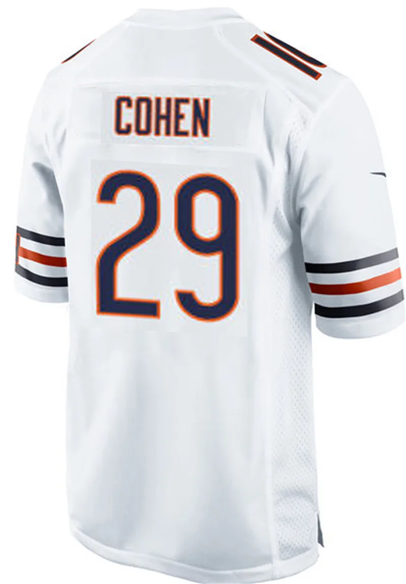 52 Khalil Mack JERSEY 10 Mitchell Trubisky 24 Говард 15 Аллен Робинсон 29 Tarik Cohen 17 nthony Miller майки - Цвет: Red