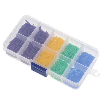 

800Pcs Disposable Teeth Diastema Plastic Wedges Disposable Consumable Oral Denture Material Supply 4 Sizes