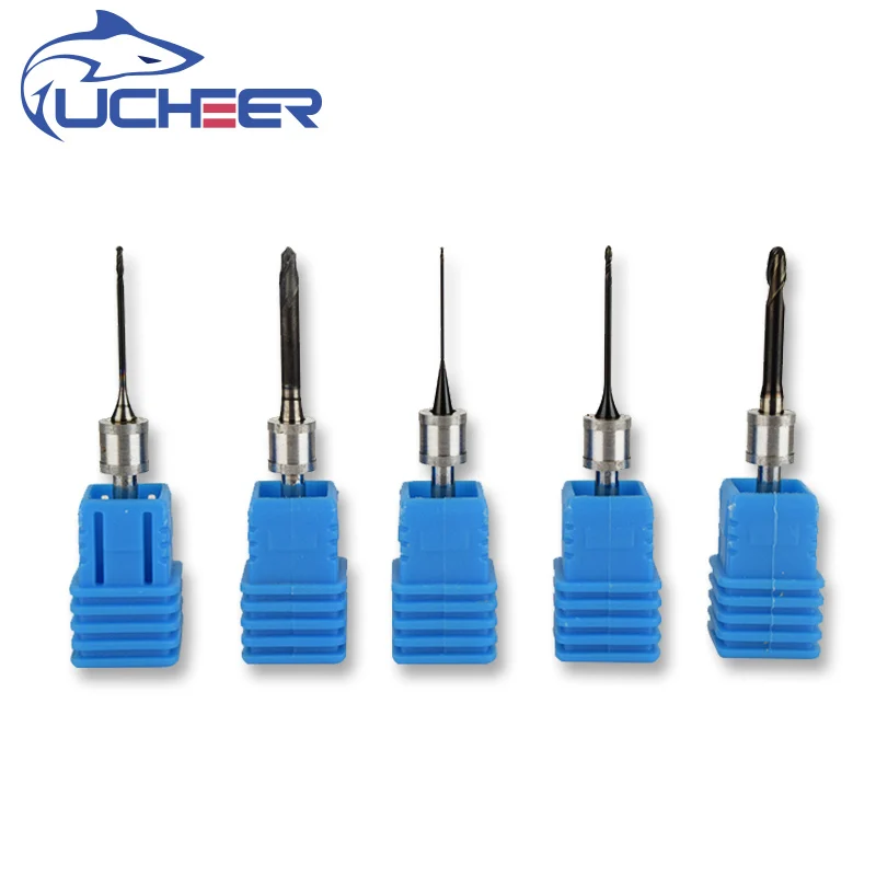

UCHEER 1pc/set Amann Girrbach Dental Milling Cutter DC Coating for milling Zirconia Block Available AG Size 0.6mm, 1.0mm, 2.5mm